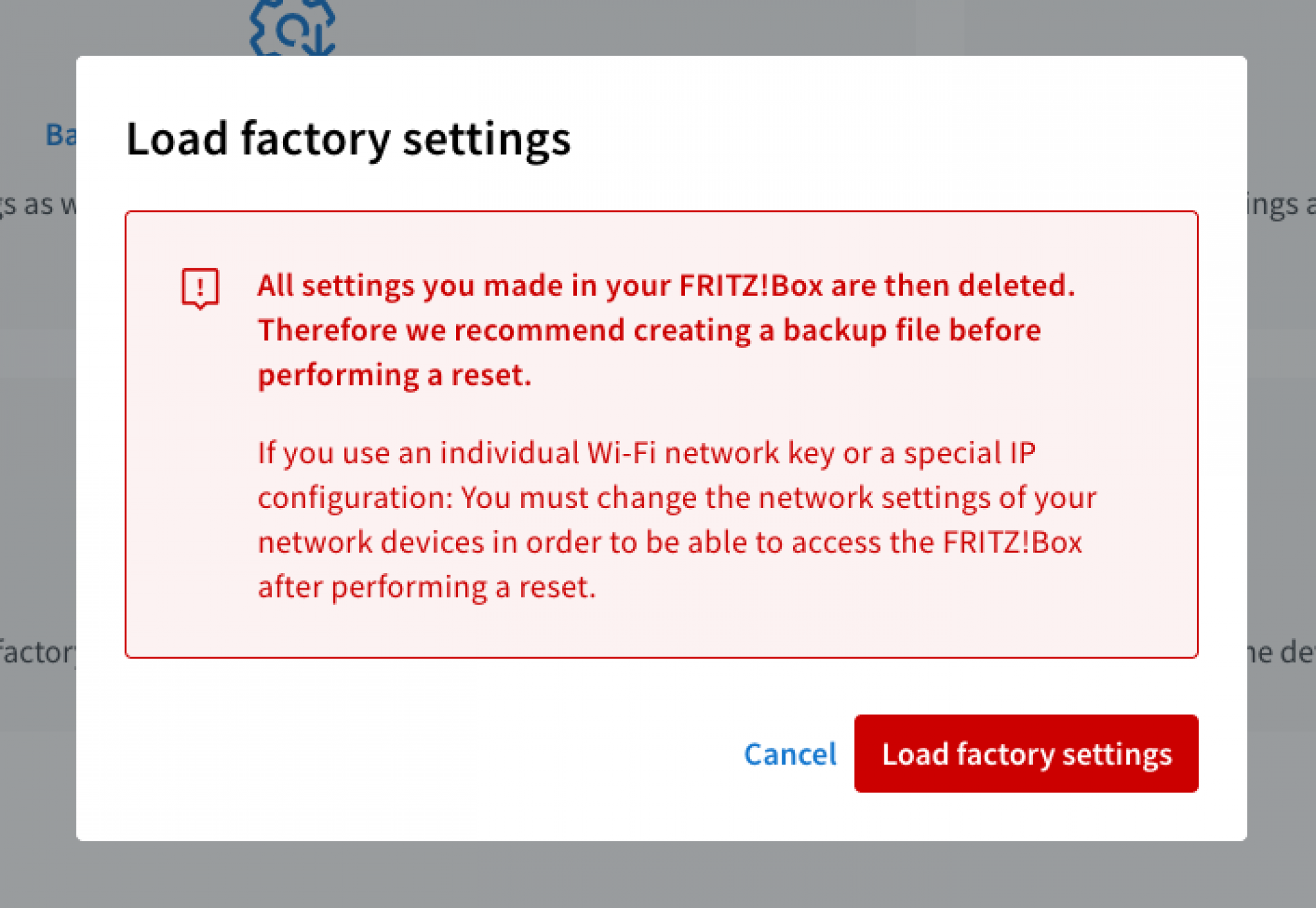 Hoe stel ik de FRITZ!Box opnieuw in? | Freedom Helpdesk