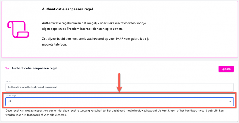 Hoe stel ik authenticatieregels in voor mijn e-mail en MIJNfreedom ...